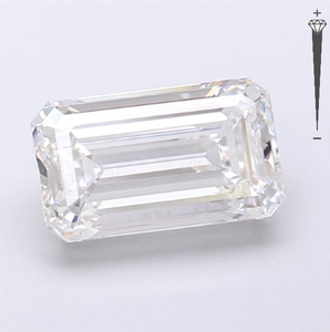 Diamante Cultivado en Laboratorio con Certificación IGI, Corte Esmeralda de 3.98 CT, Color E, Claridad VVS2, CVD LG 779621132 ROYAL GEMS para Joyería - Product Image 2
