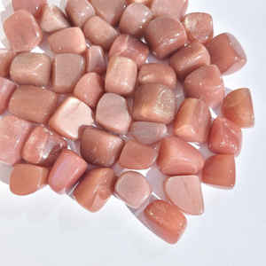 หินมูนสโตนมูนสโตนธรรมชาติขนาดใหญ่กุหลาบกระเป๋าอัญมณีขัดเงาสีทองสำหรับตกแต่งบ้านสไตล์ฮวงจุ้ยและรัก - Product Image 3