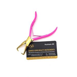 Pink Gold Custom Logo <b>Hair</b> Extension Pliers Microbeads Removal Pliers 5.5 Inches Custom Logo Stainless Steel - Product Image 2