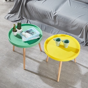 Japanese Style Birch Round Living Room Furniture Center <strong>Table</strong> Three Wood <strong>Legs</strong> <strong>Coffee</strong> <strong>Table</strong> Round Small <strong>Table</strong> Wood <strong>Legs</strong> - Product Image 5