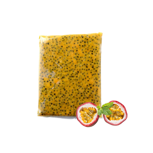 Vietnam Manufacturer Supply Best Selling IQF Frozen Passion Fruit Without <b>Seeds</b> <b>Packed</b> in Various Size Bag - Product Image 1