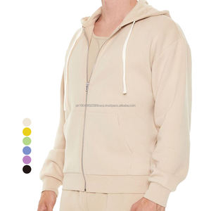 Sweats à capuche zippés personnalisés pour hommes Pull vierge de haute qualité Sweatshirts à capuche zippés Sweatshirts à capuche zippés à impression bouffante personnalisés Unisex - Product Image 1