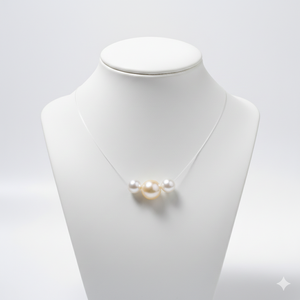 Collar de Perlas del Mar del Sur para Mujer, Diseño Minimalista, Perlas de 10 mm de Diámetro - Product Image 4