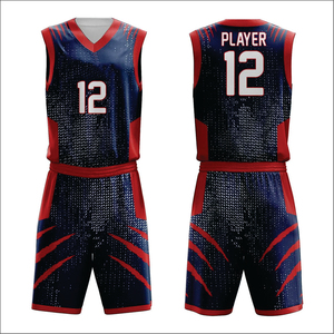 Uniforme de Baloncesto Personalizado Unisex para Equipos y Clubes, Nuevo Diseño, MOQ Bajo, Transpirable, 100% Poliéster, Estampado Frontal - Product Image 1