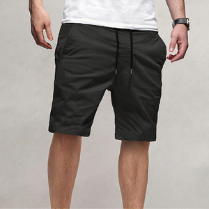 Shorts de sport légers pour hommes 100 % coton, motif tendance, séchage rapide, respirants, écologiques, tricotés, pour la musculation - Product Image 4