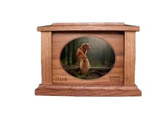 Wood Pet Urn <b>For</b> <b>Ashes</b> Dog Cat <b>Box</b> Personalized Cremation Casket Engraved Small Medium Large - Product Image 1