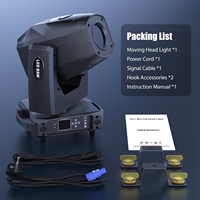 U`King 200W LED BSW Beam Spot Wash 3-en-1 Lyre motorisée DMX512 avec zoom pour scène, mariage, fête, club