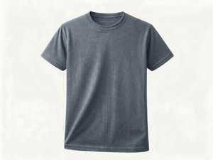 Camiseta de Cuello Redondo de Algodón de Alta Calidad con Acabado Siliconado, Tela Suave, Cómoda, Transpirable y Duradera, Ropa Casual - Product Image 6
