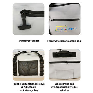 Bolsa de lona impermeable de nailon, TPU y PVC, plegable, grande, de 40l/60l, para hombres, portátil, para gimnasio, deportes, viajes, motocicleta. - Product Image 5