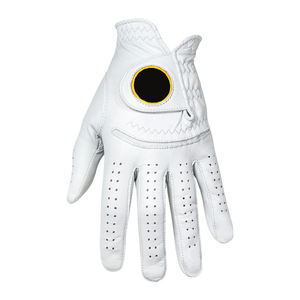 Guantes de Golf de Cuero Genuino Cabretta Suave al Por Mayor, Ajuste Completo, Antideslizantes, con Logotipo Personalizado, Blancos, para Hombre y Mujer - Product Image 3