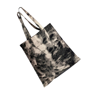 Eco-Friendly Tie Dye Cotton Shopping Tote <b>Bags</b> With Custom Logo Plain Pattern Fashionable Bulk Packaging Promotions Gifts - Product Image 2