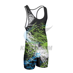Nouvelle Arrivée : Maillot de Lutte Léger, Respirant et à Séchage Rapide avec Impression de Logo Personnalisé – Équipement de Lutte pour Hommes en Spandex et Polyester - Product Image 4