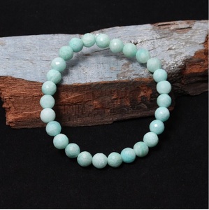 Chakralume Natural Green Amazonite Ball-Shaped <b>Beaded</b> <b>Bracelet</b> for Healing Reiki Energy Unisex Gift Jewelry 8mm Wholesale - Product Image 6