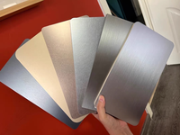 Panneau composite en aluminium argenté brillant Longstar HD Le métal blanc brillant imprime un aluminium de sublimation haute définition