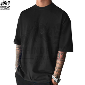 Maillot personnalisable pour homme, coupe ample, style streetwear, épaules tombantes, respirant, séchage rapide, logo personnalisé, coupe ample - Product Image 4