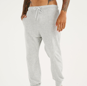 Pantalon de jogging décontracté pour homme, molletonné, avec cordon de serrage, chevilles ajustables et coupe droite - Product Image 5