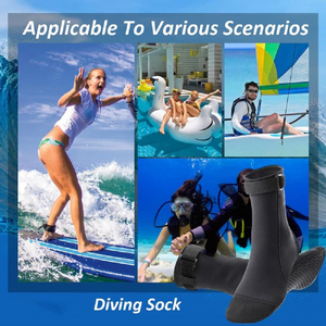 Professional Athletic Sand <b>Socks</b> Lightweight Breathable Neoprene Beach Booties For Secure And Comfortable Movement On Sand - Product Image 6