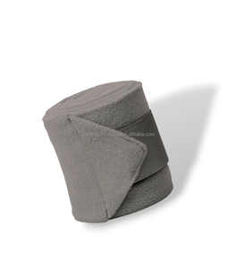 Vendajes para caballos de tela brillante de lana azul marino al por mayor productos deportivos ecuestres combinación perfecta para montar a caballo - Product Image 5