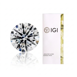 Diamantes cultivados en laboratorio con certificación IGI original, corte redondo de 3.00 quilates, color D, claridad VVS2, proveedor mayorista de diamantes sueltos de la India. - Product Image 6