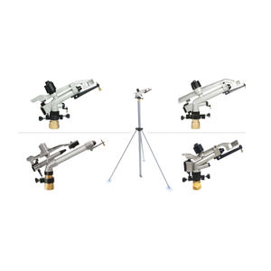 Durable 1.5'' Impact Rain Gun <b>Sprinkler</b> with Brass Rocker Arm <b>for</b> Farm <b>Garden</b> Watering Spike Type Agricultural Irrigation System - Product Image 5