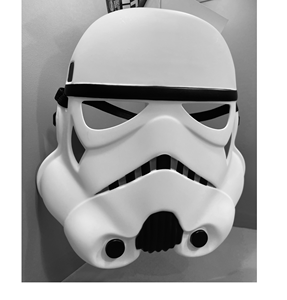 Máscara de Plástico Dong Phuong con Impresión por Pulverización, Disfraz de Stormtrooper de Vietnam, Accesorio de Halloween para Niños - Product Image 3
