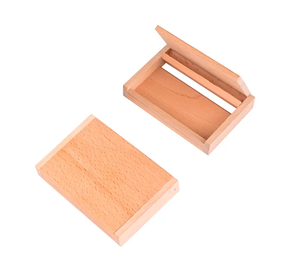 Wood Business <b>Card</b> Case Name <b>Card</b> Holder Desk Organizer Display Wood Business <b>Card</b> Holder - Product Image 2