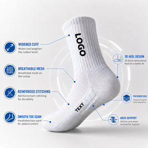 Chaussettes de <span class=keywords><strong>sport</strong></span> personnalisées, chaussettes de course respirantes personnalisées, logo personnalisé - Product Image 1