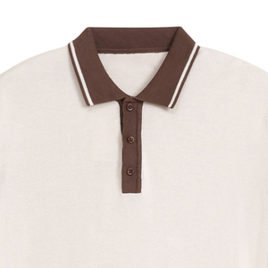 Nouvelle Chemise Homme 2026 à Manches Courtes Couleur Unie en Piqué de Nylon Coupe Droite Style Décontracté Vert Olive avec Boutons Brodés - Product Image 4