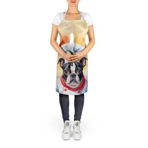 Boston Terrier Chef <b>Apron</b> Unisex Large Multicolor for Kitchen <b>Cooking</b> Baking Crafts Gardening for Adults Women and Men - Product Image 5