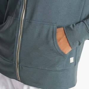 เสื้อฮู้ดแบบซิปเต็มตัว ผ้าถักพิมพ์ลาย ปรับแต่งได้ ใส่ได้ทั้งชายและหญิง สวมใส่สบาย ผลิตจากผ้าผสมโพลีเอสเตอร์และคอตตอน - Product Image 6