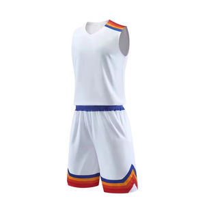 Tenue de basketball imprimée grande taille en gros, séchage rapide, tailles personnalisables, anti-bactérienne, respirante, vêtements de sport - Product Image 2