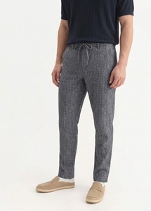 Pantalones de Verano Ligeros de Cintura Media para Hombre Stripped Lenin ODM - Product Image 2