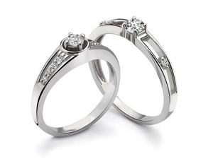 แหวนเพชรโซลิแทร์สุดโรแมนติกสำหรับทุกเพศทอง14K 18K ประดับเพชรสีขาวกลมของขวัญแต่งงานได้รับการรับรอง - Product Image 4