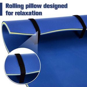Grand tapis flottant bleu 10 x 5 pieds, en mousse 3 couches, épais et durable, pour piscine, lac et activités aquatiques - Product Image 5
