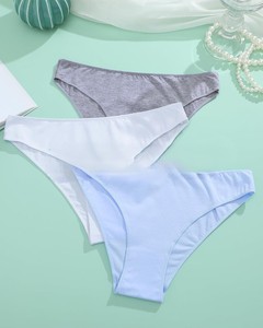 Tanga Básica para Mujer con Lazo, Ecológica, de Talle Bajo, Material Suave y Elástico, Cómoda, Ligera y Transpirable, Ropa Interior para Uso Diario - Product Image 2