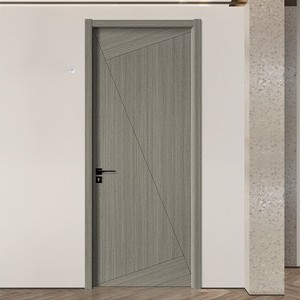 Porte en composite bois moderne, imperméable et creuse WPC, fabriquée au Vietnam, à prix avantageux, pour chambre, salle à manger, salle de bain, hôtel - Product Image 6