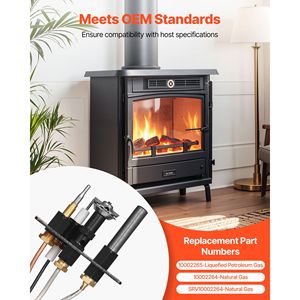 OE 10002265 10002264 SRV10002264 Gruppo Pilota Gas per Accensione GPL/Gas Naturale, Ricambio per Caminetti e Componenti per Caminetti - Product Image 2