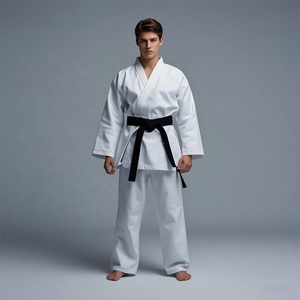 Uniforme de Karate de Artes Marciales Personalizado, Gi 100% Algodón Elástico, Logotipo Frontal, OEM/ODM, Alta Calidad - Product Image 2