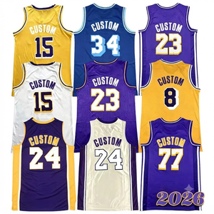 Custom Basketball Jersey Wholesale Breathable Mesh Sports Team Uniform Unisex Adult <b>Athletic</b> Tanktop Blank 100% Polyester Quick - Product Image 1