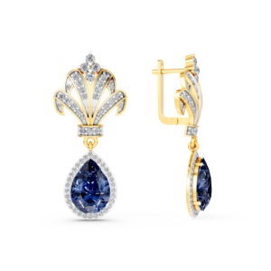 Pendientes Personalizados de Oro Sólido de 14K, 9K, 10K y 18K con Gemas de Laboratorio de 15 Quilates, Certificación IGI, Joyería Fina Ética, MOQ 3 Piezas, 10 Piezas, RJC OEM ODM EA502287 - Product Image 1