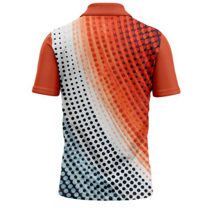 Polos en tissu respirant de haute qualité pour hommes, impression intégrale par sublimation - Product Image 4