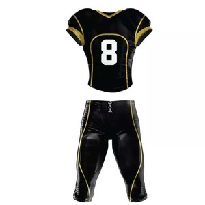 Uniforme de Fútbol Americano de Alta Calidad con Diseño Personalizado, Manga Corta, Impresión Digital, OEM, Personalizable, Secado Rápido, Antibacteriano - Product Image 1