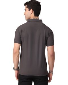 Logotipo bordado personalizado 95% algodón 5% Spandex nuevo diseño Color sólido Polo transpirable hombre Golf uniforme de negocios - Product Image 3