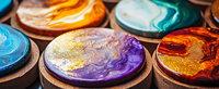 Polvere di Mica Metallizzata Naturale in 30 Colori per Resina Epossidica, Pigmento Minerale Non Tossico ad Alta Concentrazione per Kit Fai-da-Te di Sapone e Candele