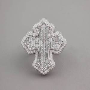 Élégante bague en argent sterling avec moissanite taille brillant ronde sertie clos, bijou haut de gamme pour mariage, anniversaire ou promesse, pour femmes et hommes - Product Image 3