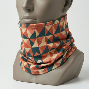 Cache-cou tendance en tissu mélangé polyester, respirant et anti-humidité, pour le travail en extérieur, avec impression par sublimation - Product Image 5