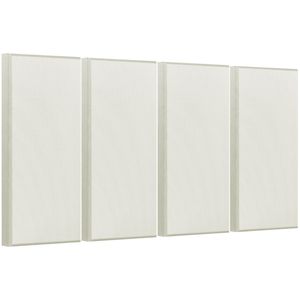 4 Pannelli Acustici Autoadesivi in Fibra di Vetro, Spessore 2 Pollici, 23,6 X 11,8 Pollici, Assorbenti Acustici per Palestre - Product Image 1