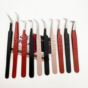 Pinzas para Extensión de Pestañas de Acero Inoxidable Sostenible, Punta Puntiaguda Probada a Mano, con Logotipo Personalizado - Product Image 6