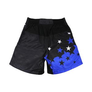 Pantalones cortos de gimnasio negros personalizados para hombres para entrenamiento de MMA y CrossFit Martial Arts Wear - Product Image 1