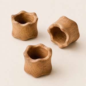Handcrafted Wooden Napkin Rings Set Solid Wood Serviette Holders <b>for</b> Farmhouse Dining Wedding <b>Table</b> Decor and Home Gifts - Product Image 3